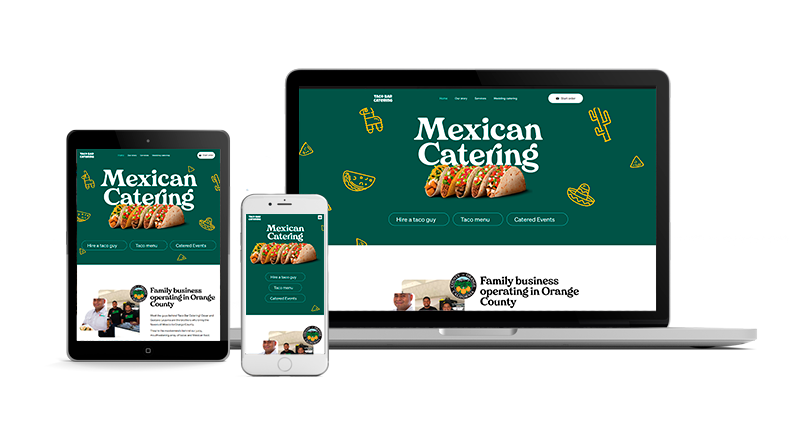 Catering Website Design and Development