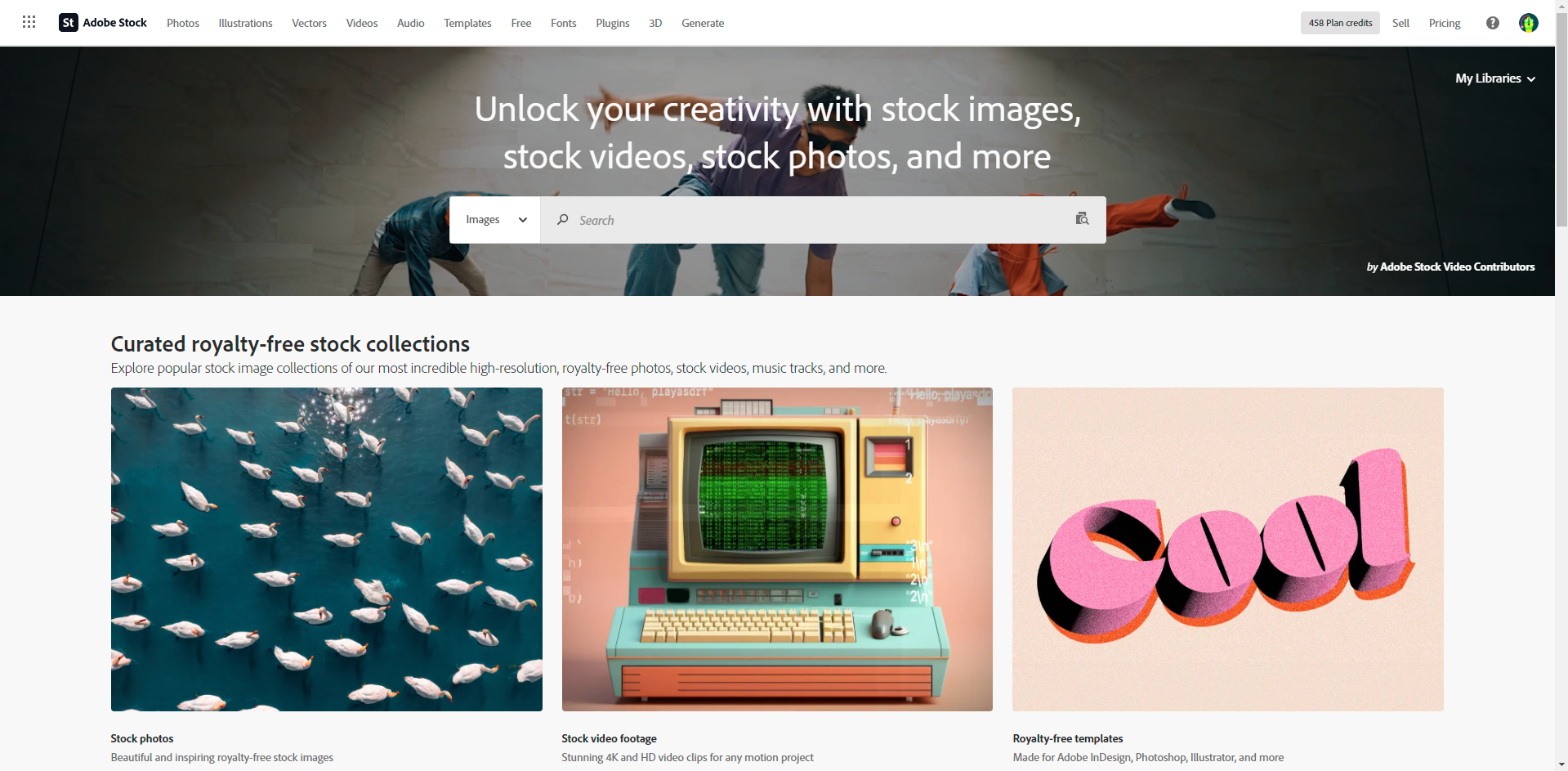Adobe Stock brochure images