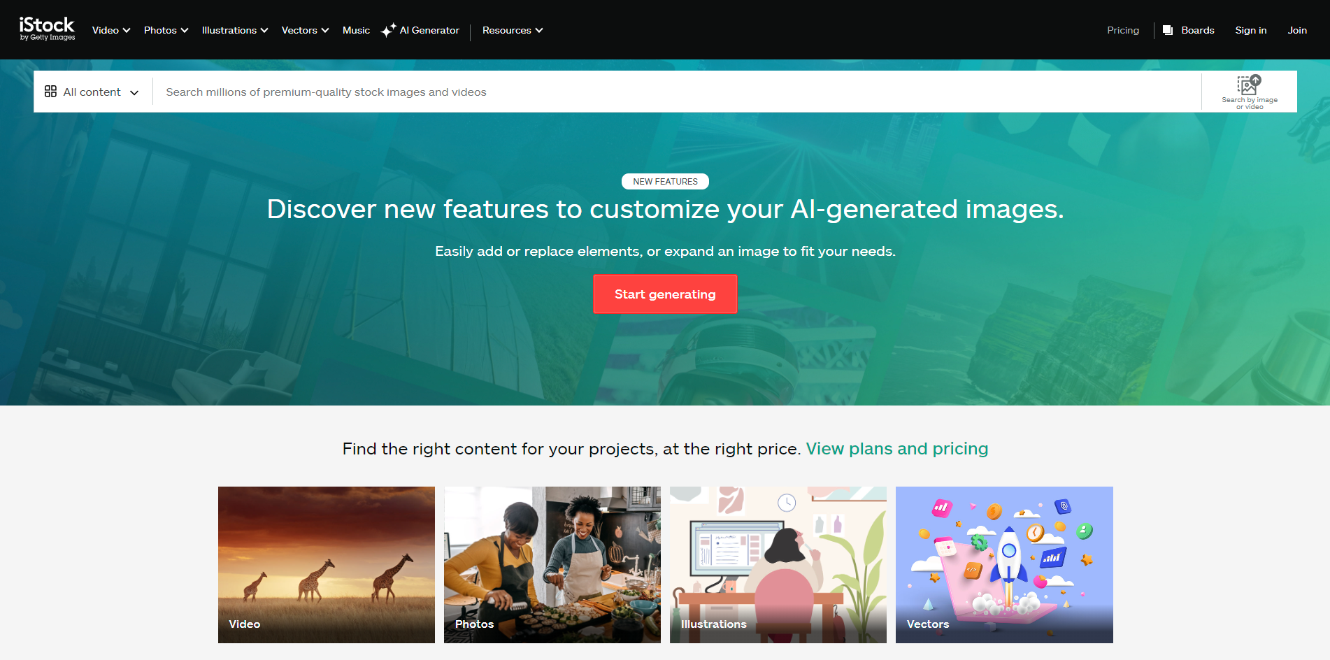 iStock brochure images