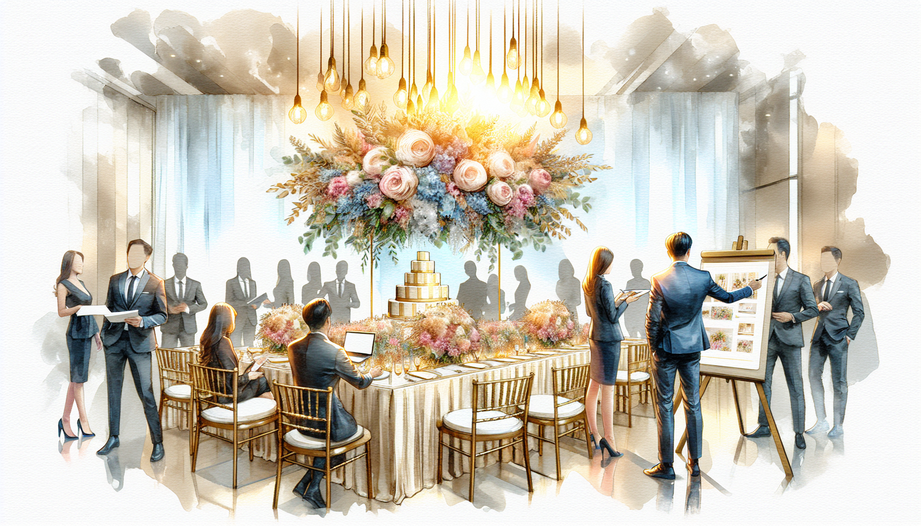 how do event planners market themselves?