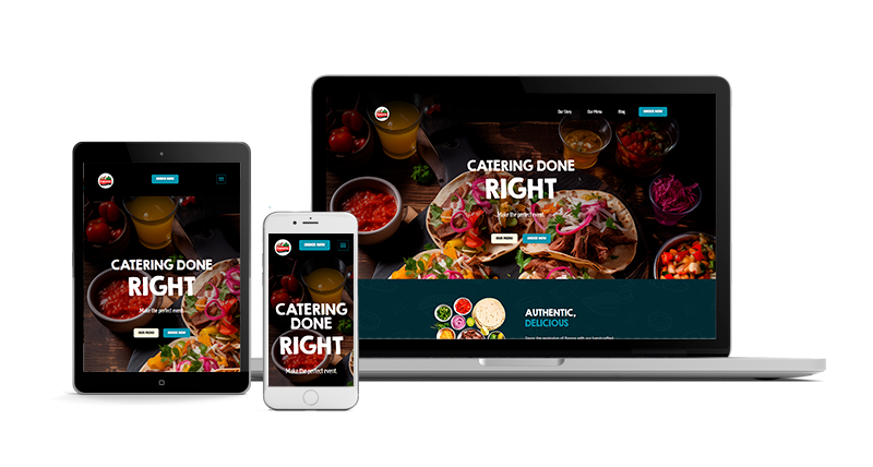 Catering Website Design